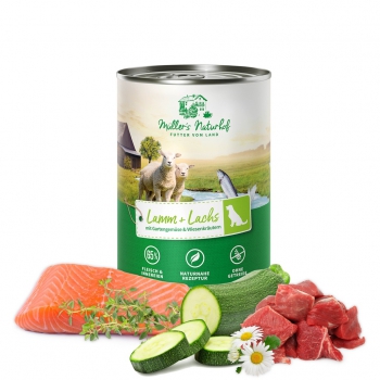 Müller´s Naturhof Lamm und Lachs 800g